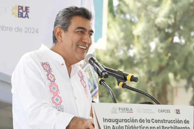 Sergio Salomón, aseguró que su gobierno se ha ocupado de la educación