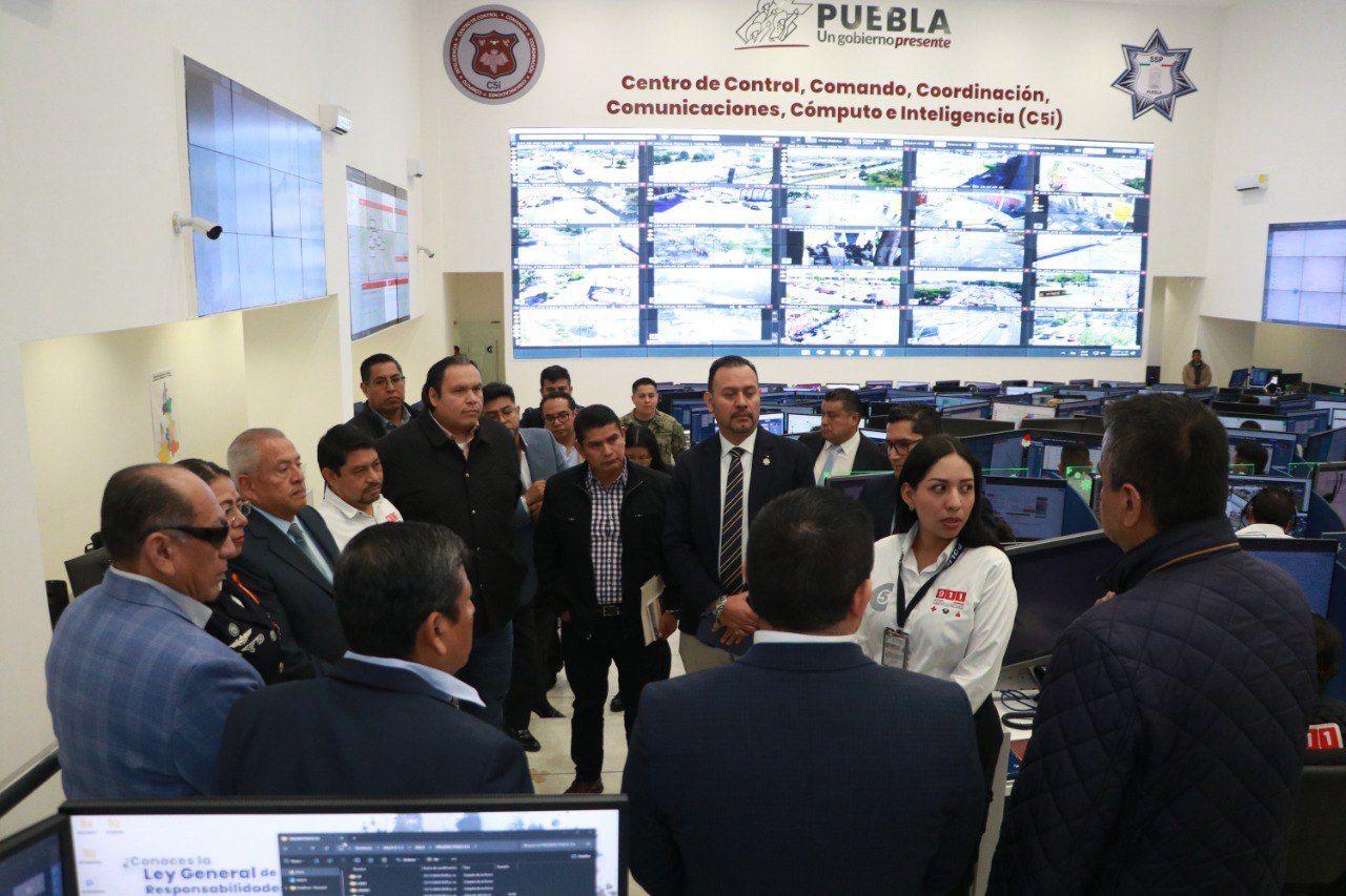 Francisco Sánchez y Samuel Aguilar, supervisaron instalaciones de inmuebles oficiales de seguridad