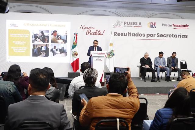 Gobierno de Sergio Salomón asegura cerrar bien en transparencia, eficiencia e innovación