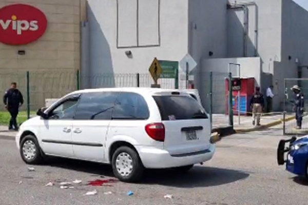 Hombre lesionado con arma de fuego frente a plaza San Diego