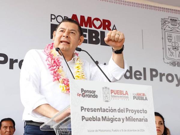 Gobierno de Puebla Inicia Programa de Obra Comunitaria en 2025 con Proyecto Puebla Mágica y Milenaria