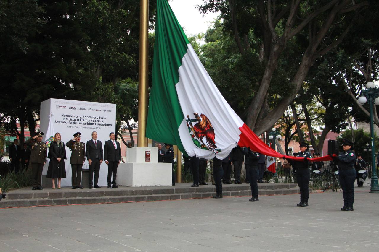 Armenta hizo pase de lista a miembros de la SEMAR, SEDENA y SSC Puebla