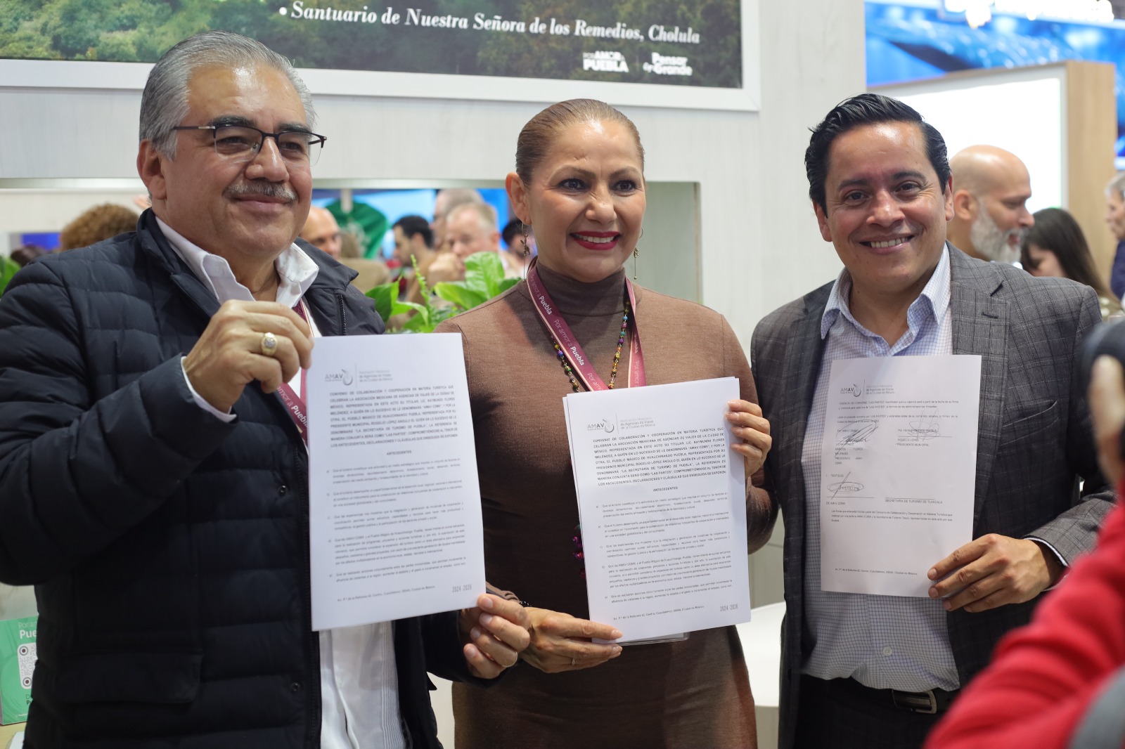 Exitosa promoción de Puebla en feria internacional