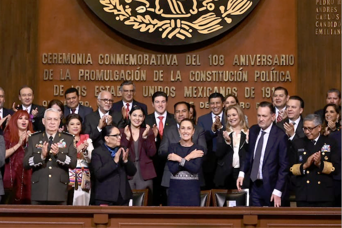 Armenta, respalda reformas antireeleccionistas de Claudia Sheinbaum