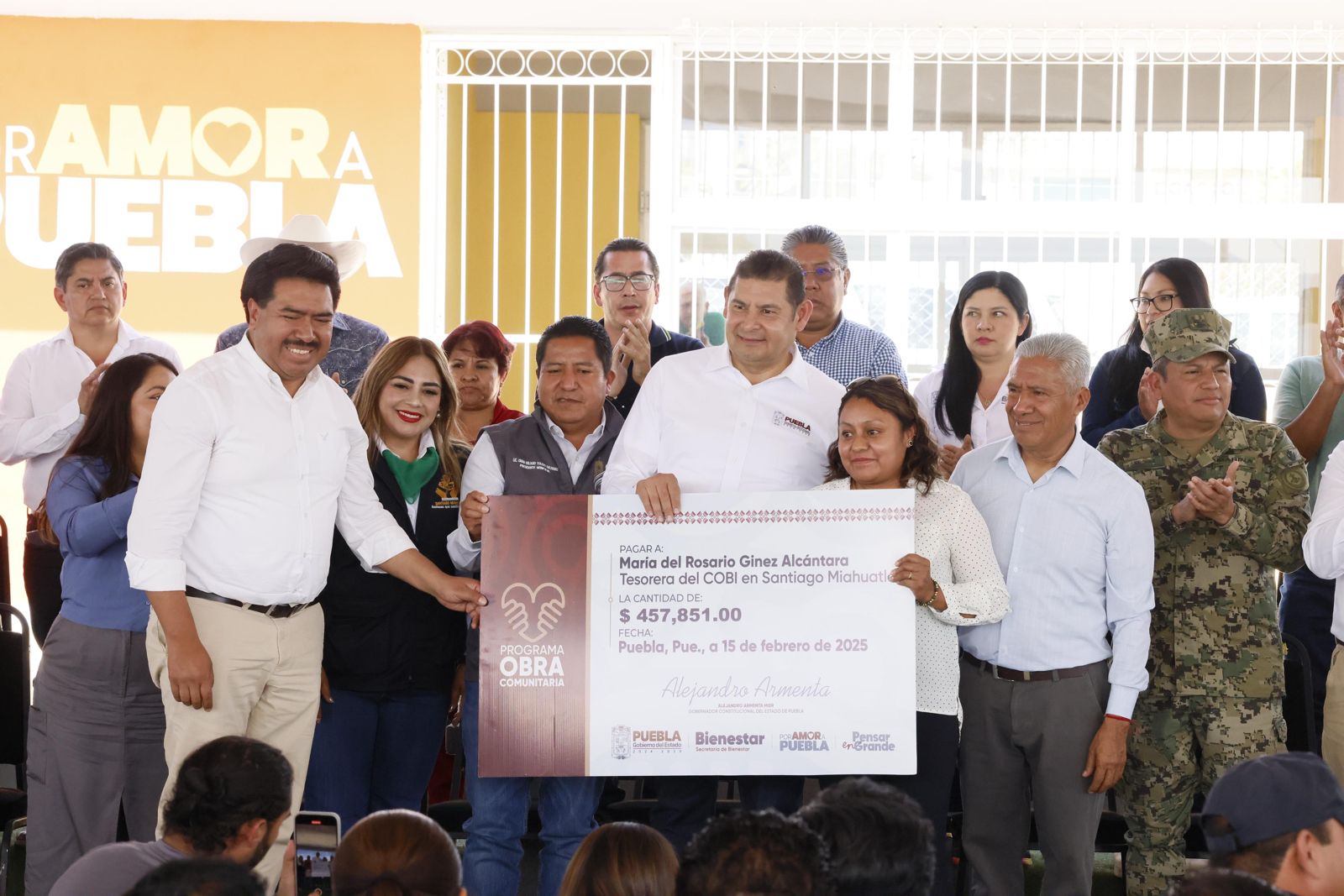 “Con seguridad y educación se transformará Puebla”: Armenta