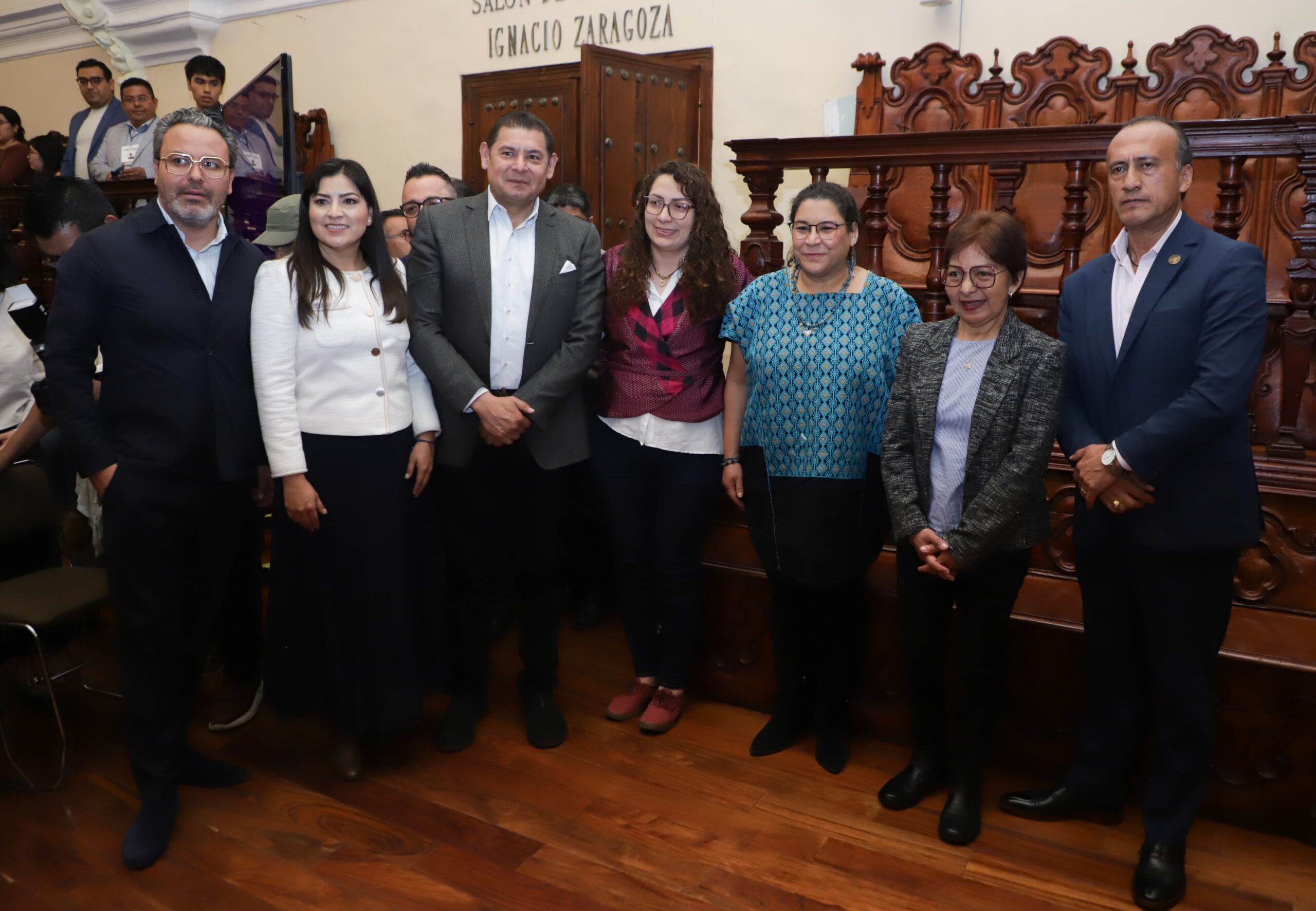 Lenia Batres, Armenta y Lilia Cedillo, en conservatorio sobre el Poder Judicial