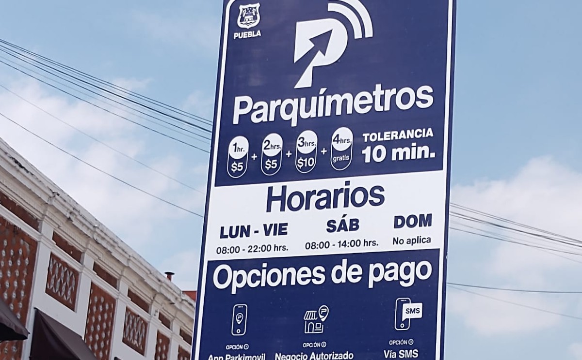 Puebla, parquímetros, turistas, Centro Histórico, estacionamiento gratuito, Jaime Oropeza Casas, sector hotelero, movilidad urbana
