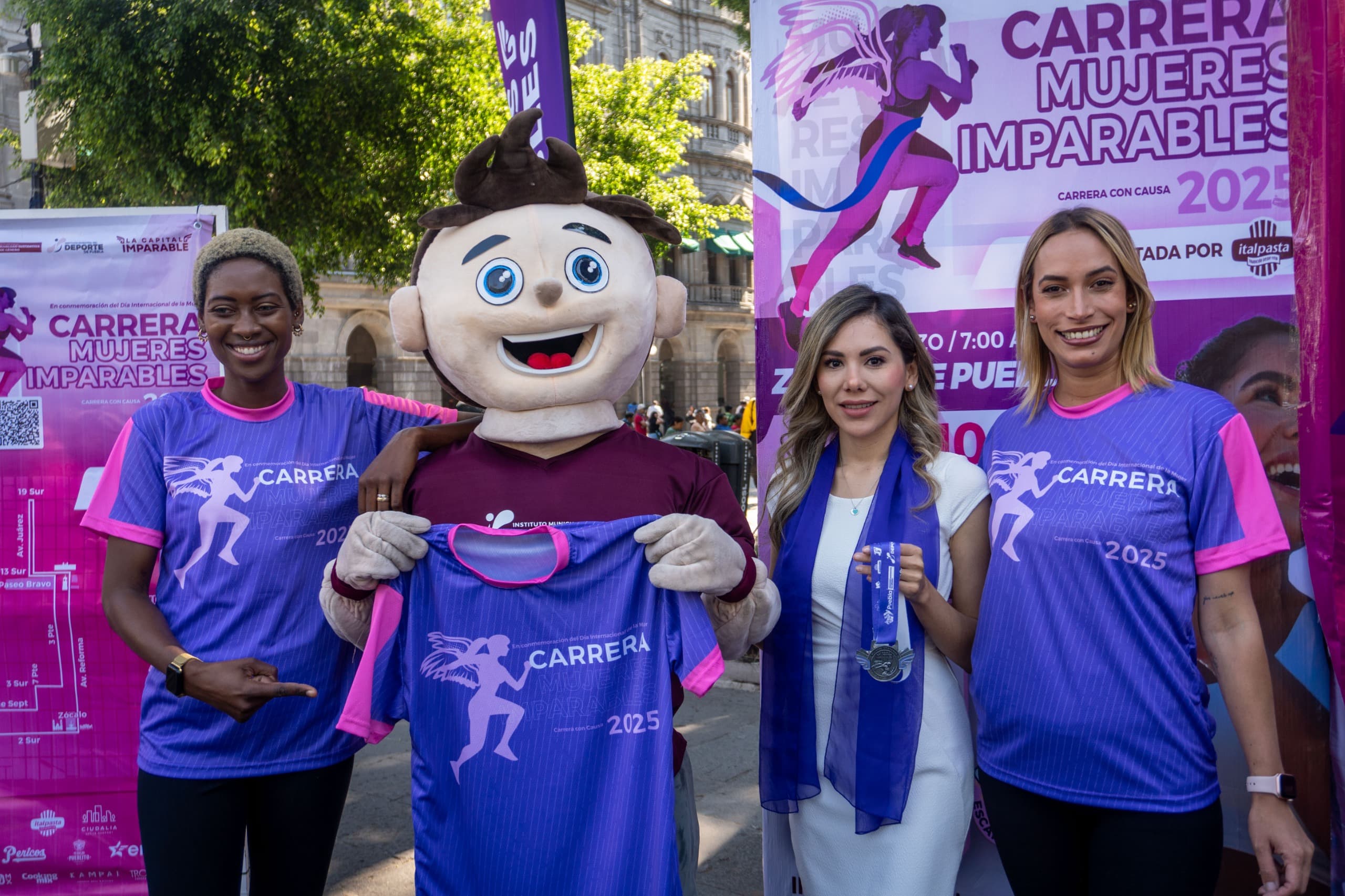 IMDP y la Secretaría de Igualdad Sustantiva presentan la playera y medalla de la Carrera “Mujeres Imparables”