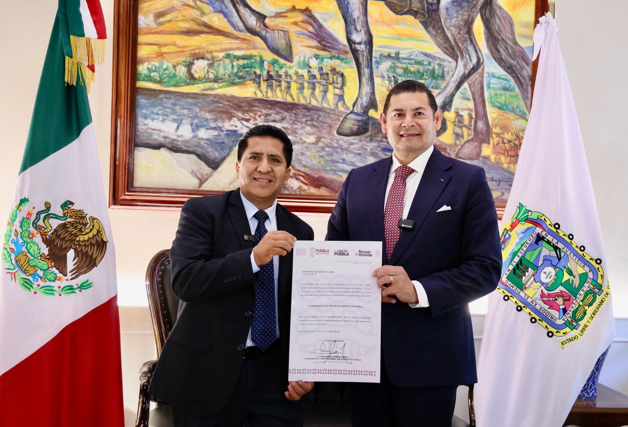 Raymundo Atanacio, designado coordinador estatal del Plan Hídrico