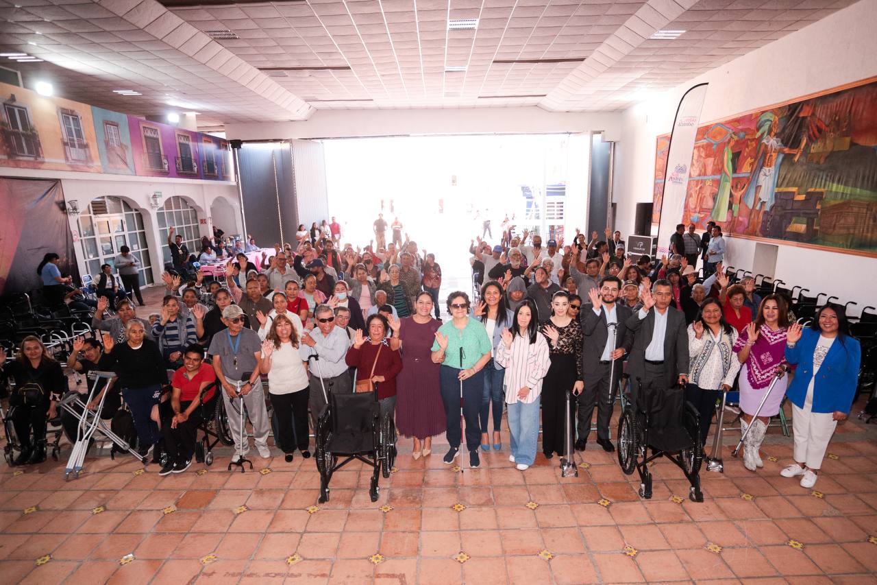 Inclusión y movilidad en San Andres Cholula con entrega de aparatos ortopédicos a población  vulnerable