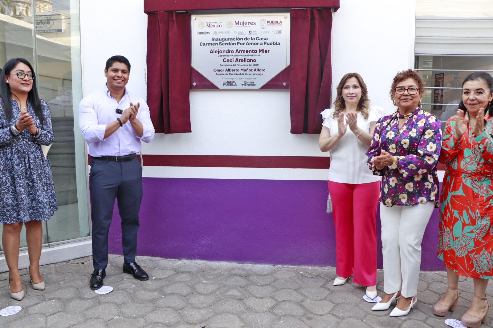 Ceci Arellano inauguró «Casa Carmen Serdán» de Cuautlancingo