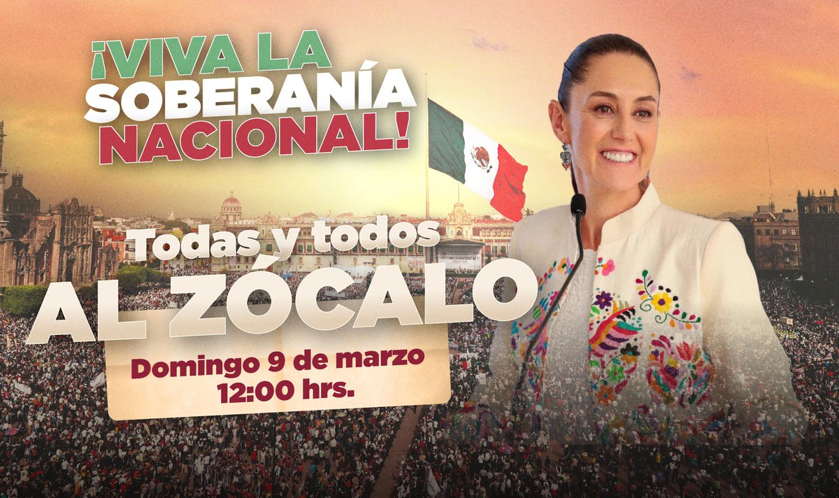 Poblanos acudirán a la asamblea convocada por Sheinbaum al zócalo capitalino