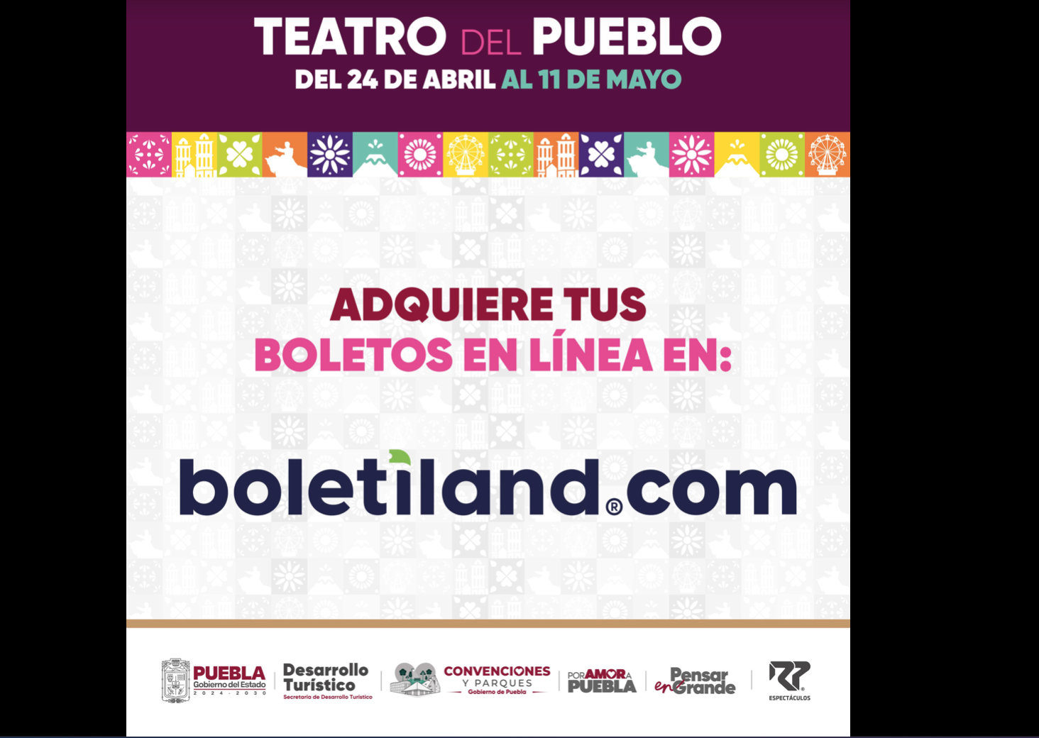 Advierten de estafadores tratando de vender boletos apócrifos del Teatro de Pueblo y el Palenque