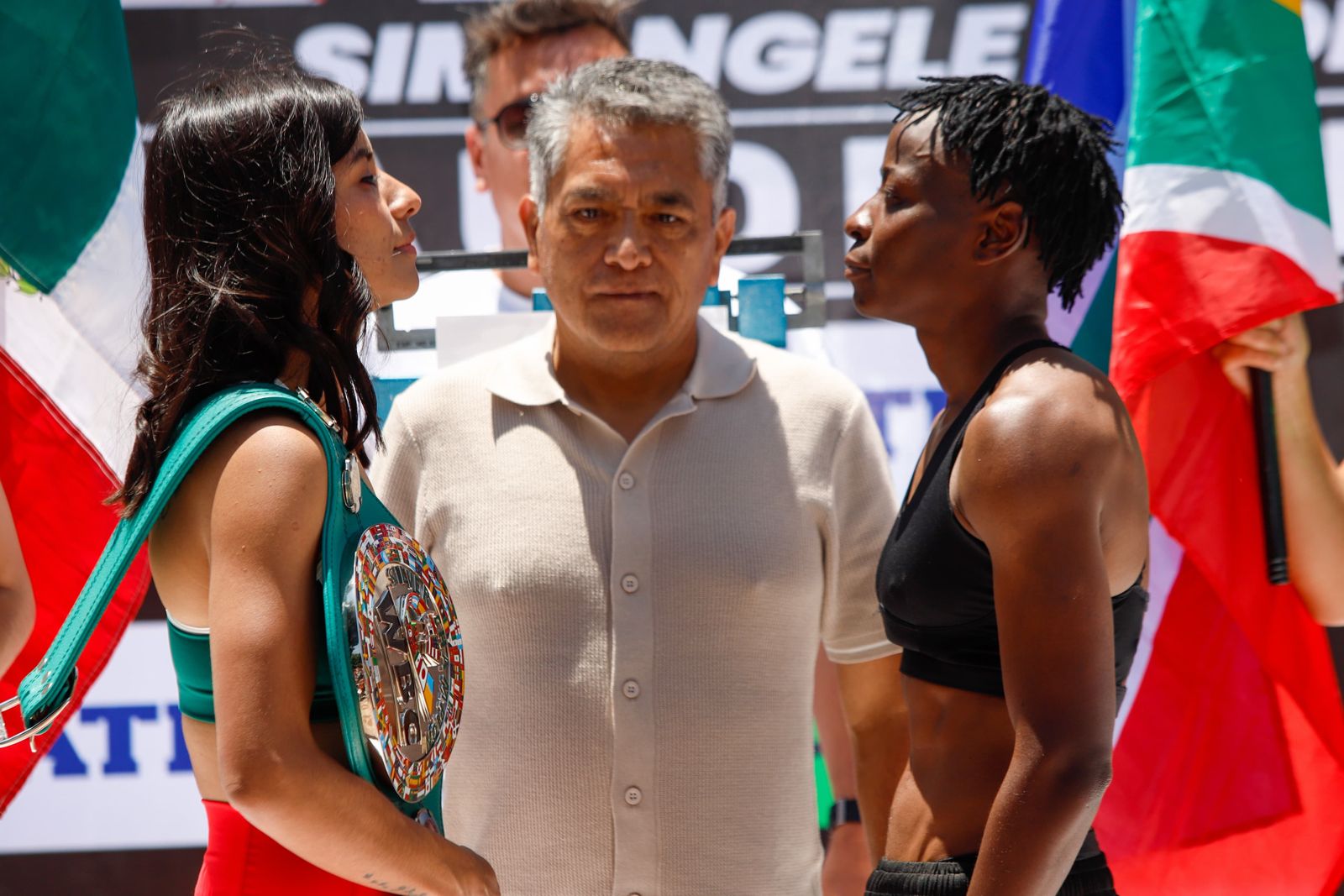 La Bonita” Sánchez y su rival cumplen con la báscula para pelea con causa