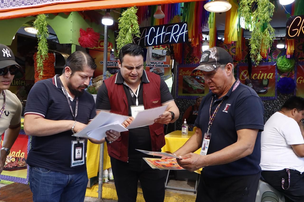 Operativo de Profeco y gobierno en Feria de Puebla