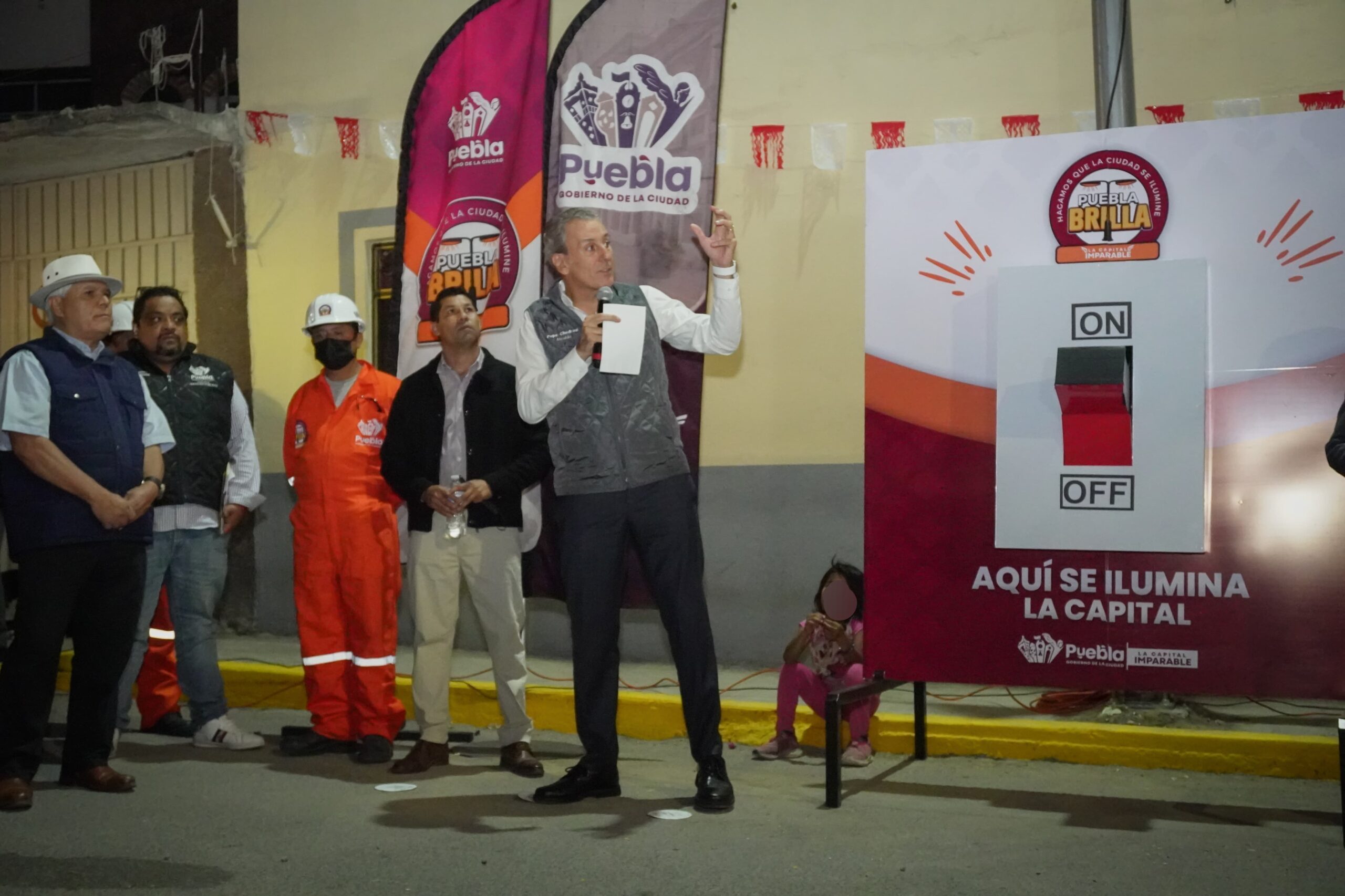 Puebla empieza a brillar: Iluminación LED  en la  Miguel Hidalgo
