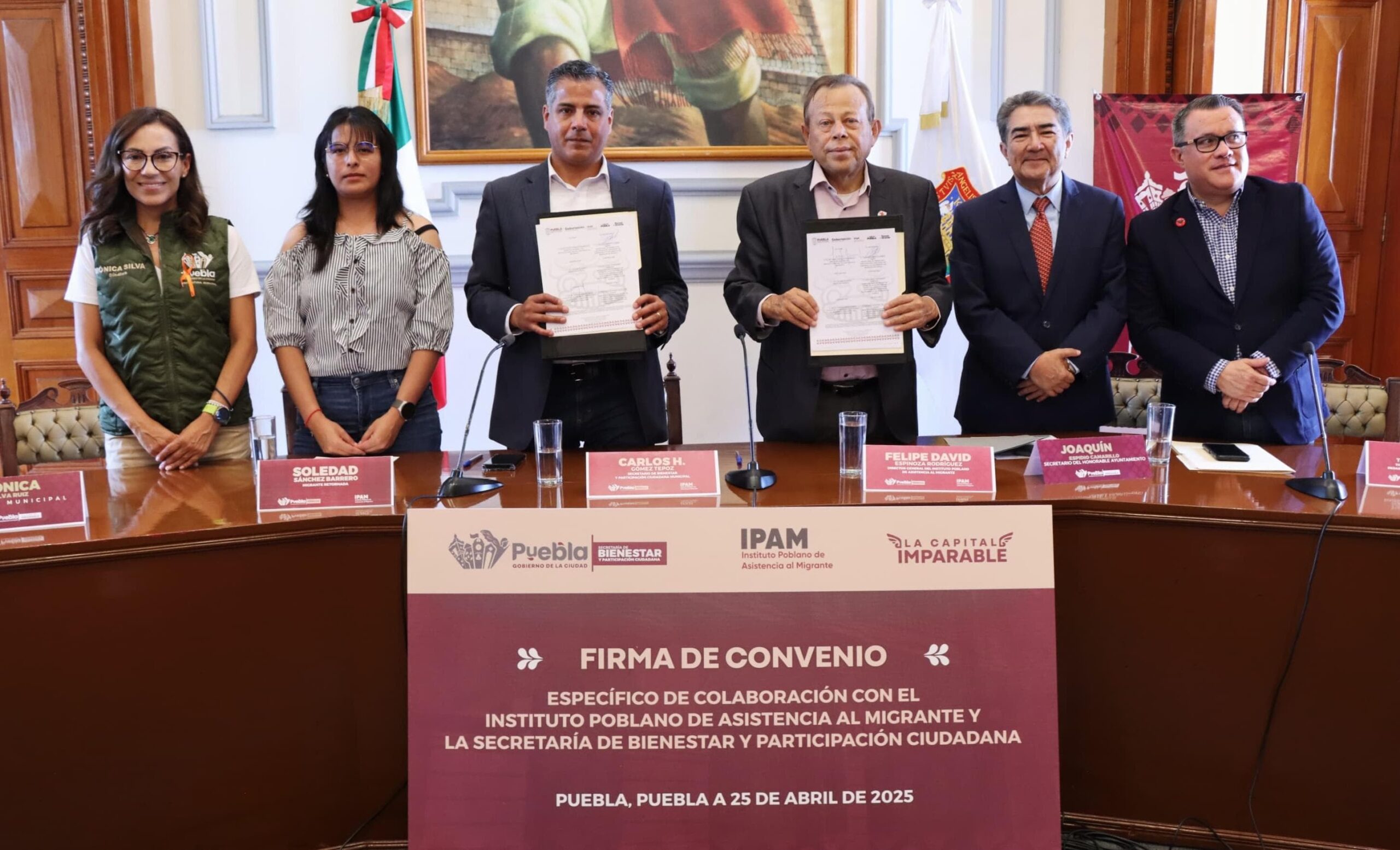  Más apoyos a personas migrantes repatriadas con nuevo convenio: Puebla Capital