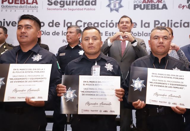 Armenta anunció iniciativas para mejorar bienestar de policías