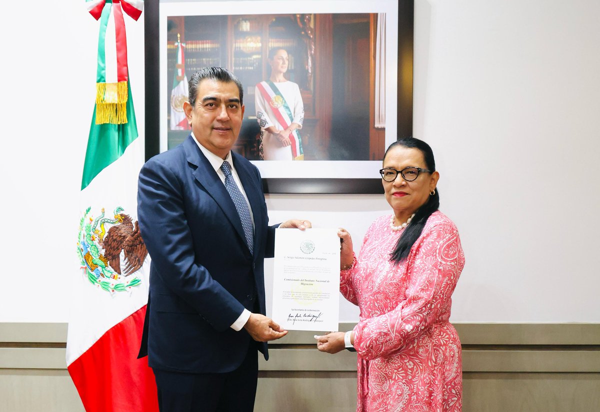 Sergio Salomón, ya tiene su nombramiento como titular del Instituto de Migración 