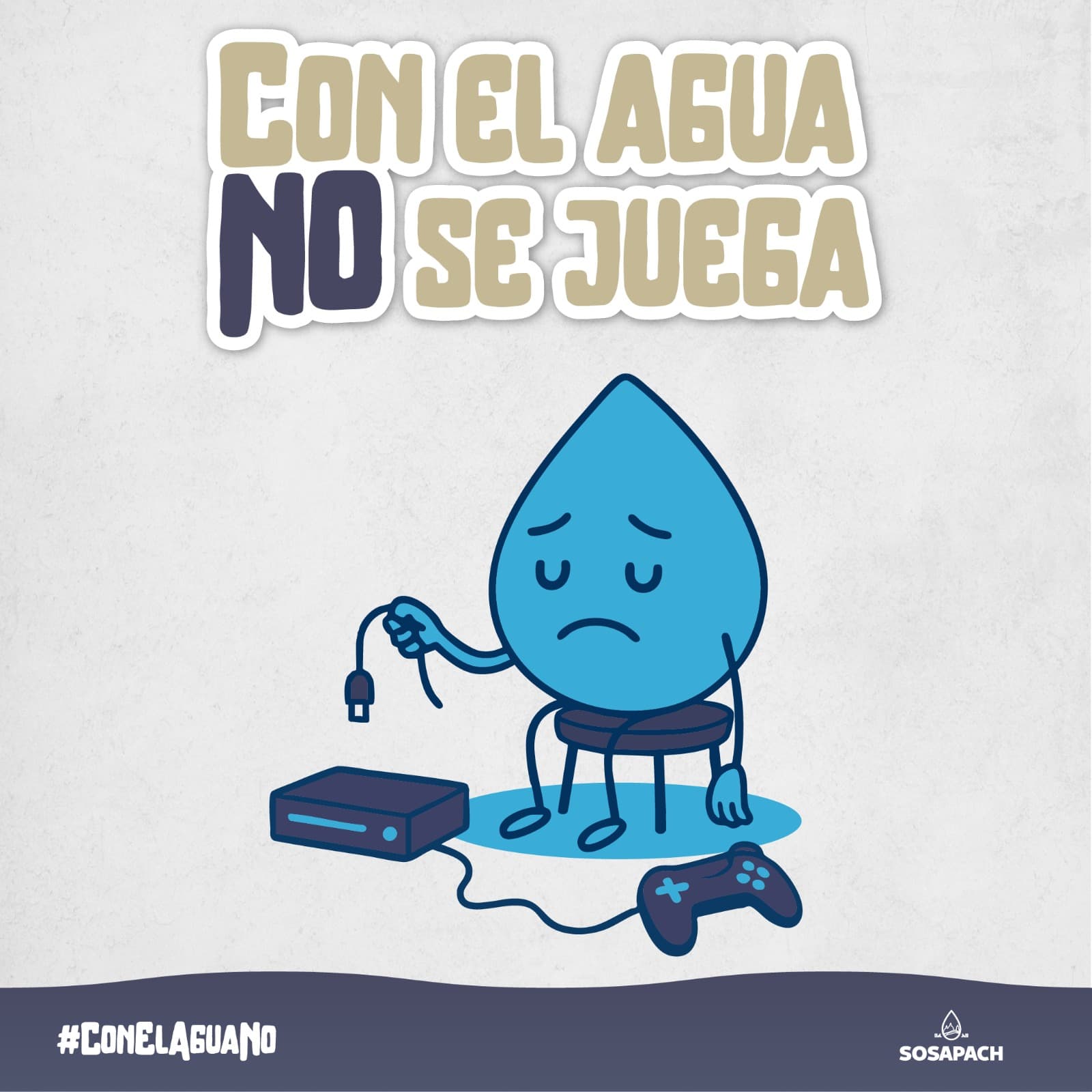 Con el agua no se juega… una campaña del SOSAPACH para crear conciencia