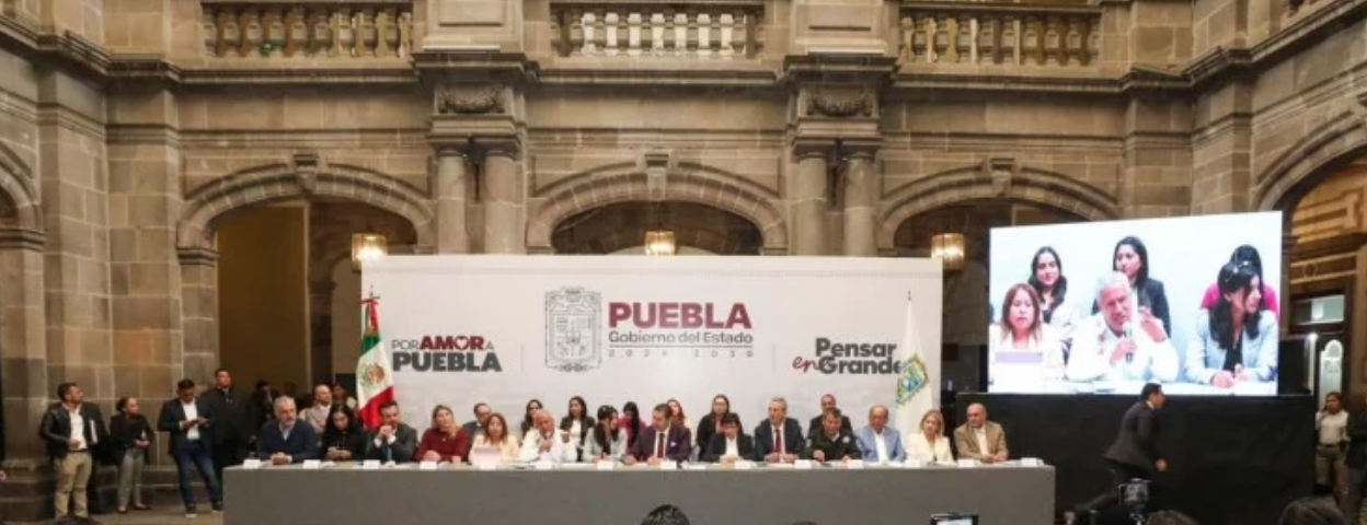 Armenta reafirma en reunión estrategia de seguridad ante temporada de lluvias en Puebla