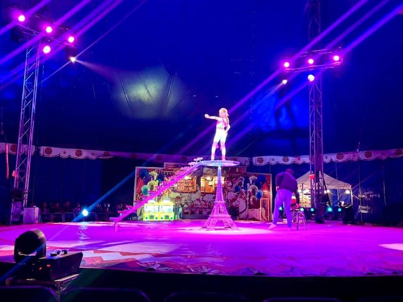 Circo Atayde ofreció función a niños del SEDIF