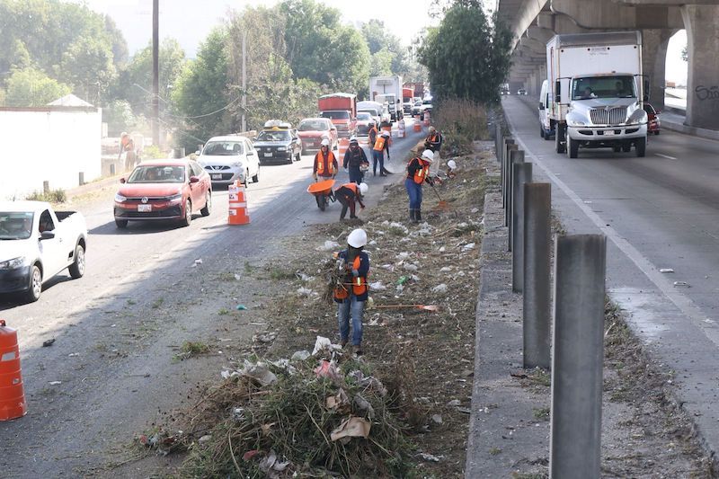 Interviene Gobierno del Estado tramos carreteros para evitar encharcamientos