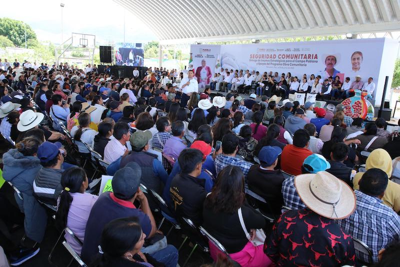 25 MDP para seguridad comunitaria en la región de Tehuacán