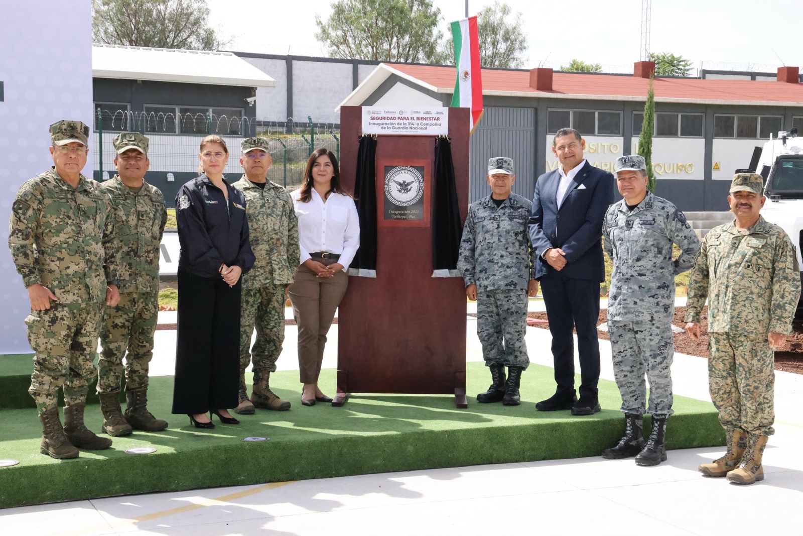  Inauguran 314ª Compañía de Guardia Nacional en Puebla