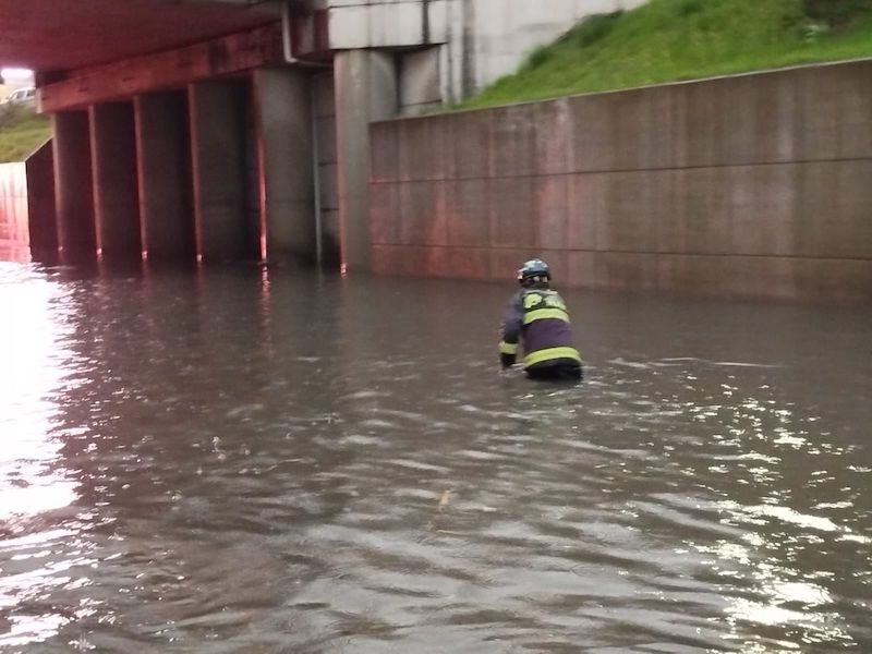 Para seguridad de la población,  Protección Civil Estatal atendió incidentes generados por lluvias