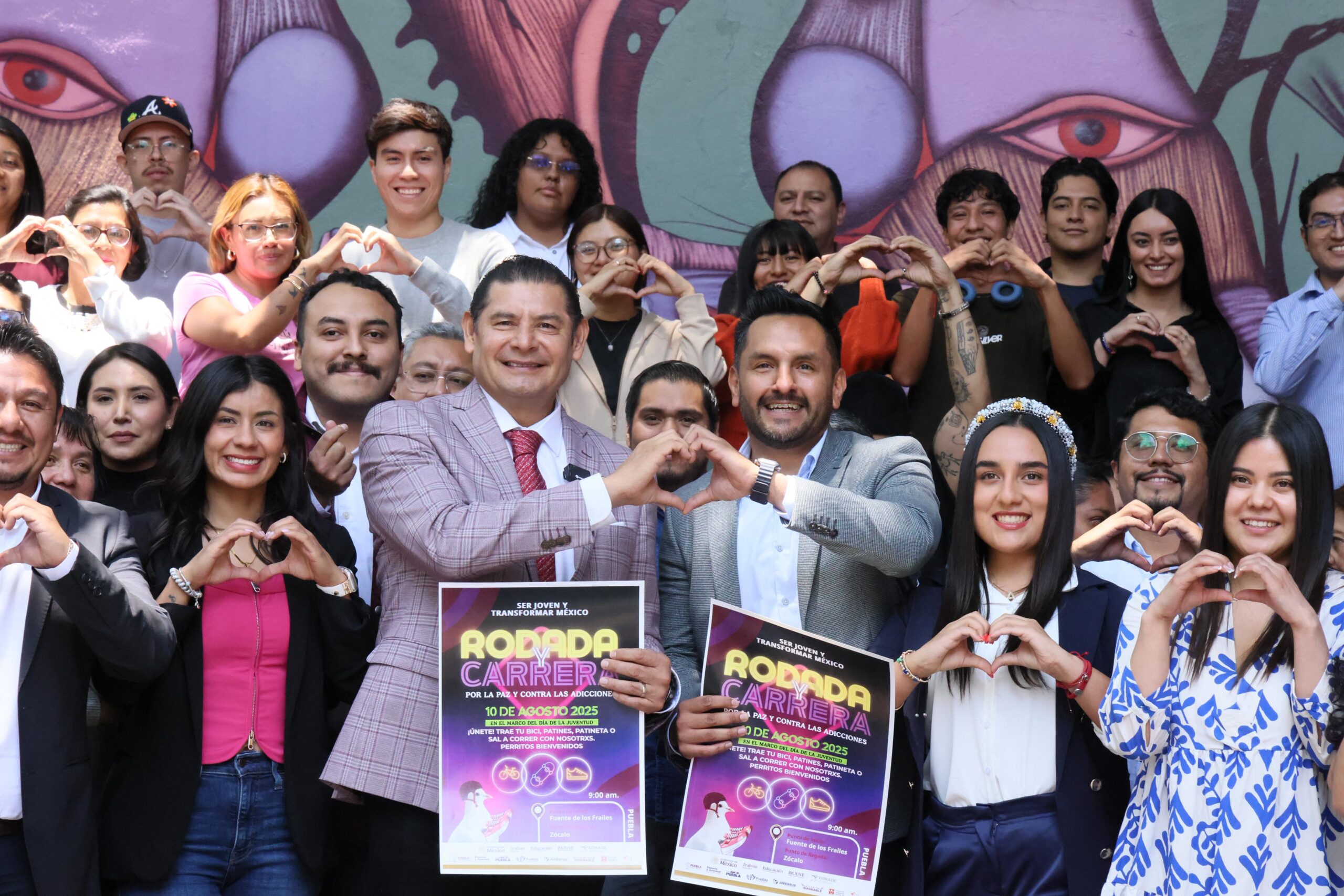 Puebla será sede de la Rodada y Carrera por la paz y contra adicciones