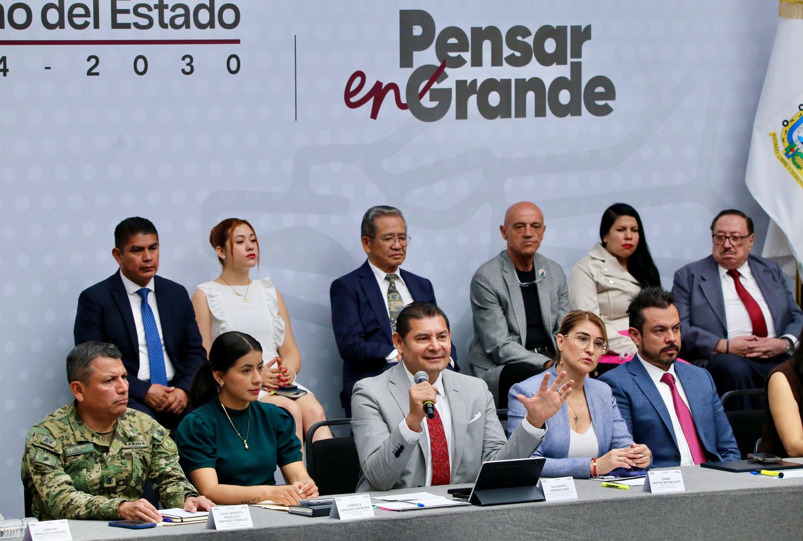 Investigaciones del Museo Barroco, Accedo Banco y Espía Pegasus, hasta sus últimas consecuencias, advierte Armenta