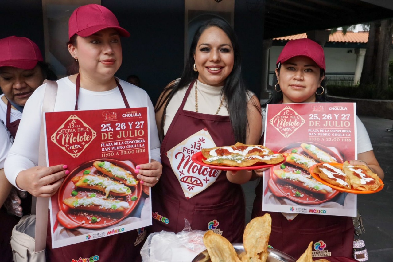 San Pedro Cholula celebrará la 13ª Feria del Molote con sabor, tradición y apoyo a las cocineras locales