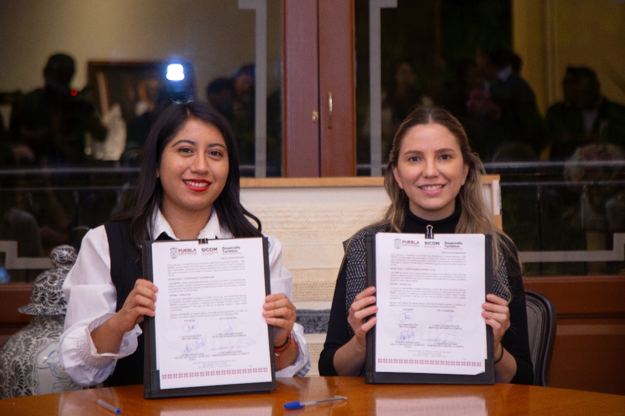 Signan convenio Secretaría de Desarrollo Turístico y SICOM.