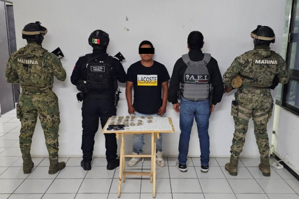 Fue detenido “El Bombas”, presunto narcomenudista