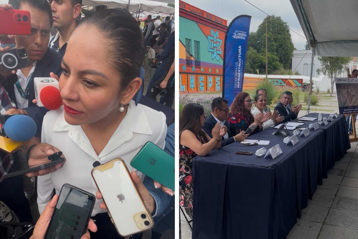 INAH y San Andrés Cholula firman convenio para preservar la Zona Arqueológica