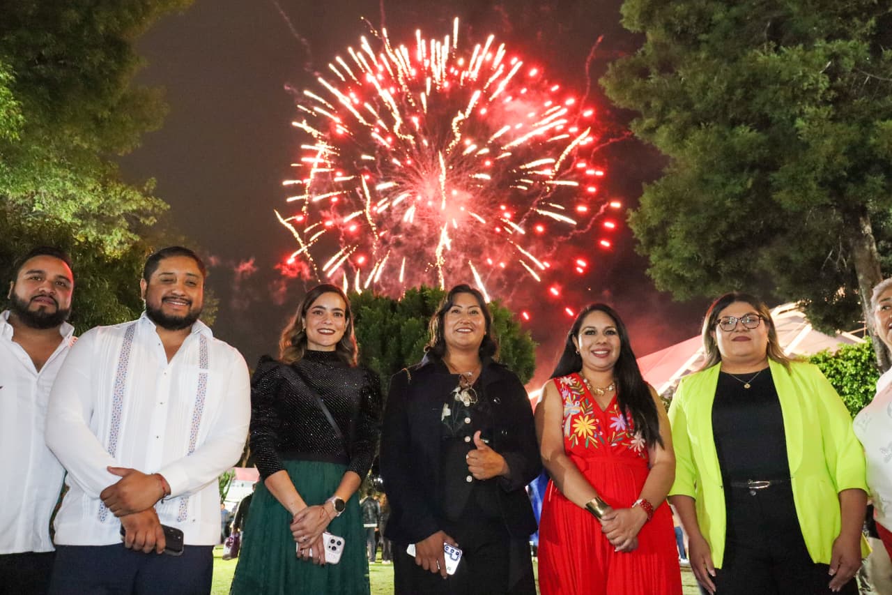 Tonantzin Fernández inaugura la espectacular 75ª Feria de San Pedro Cholula
