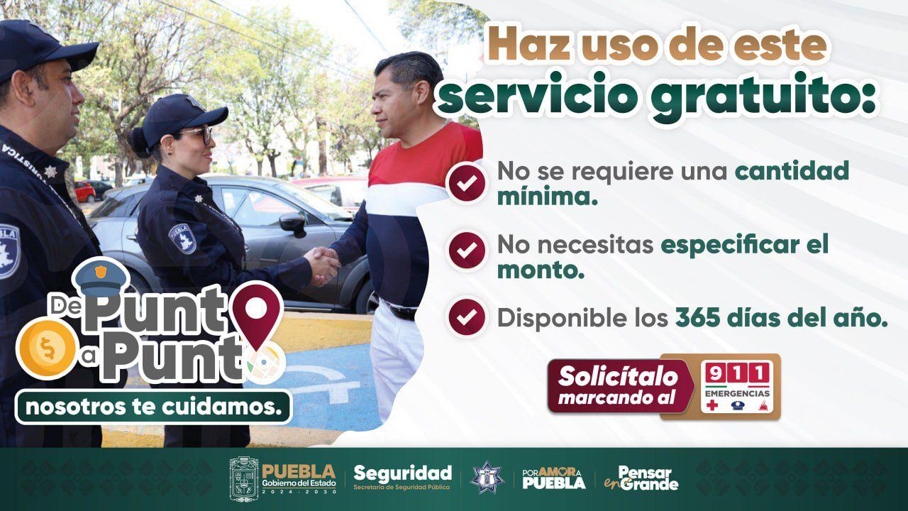 Acompañamiento Bancario de la Policía Estatal disponible para cuentahabientes: SSP