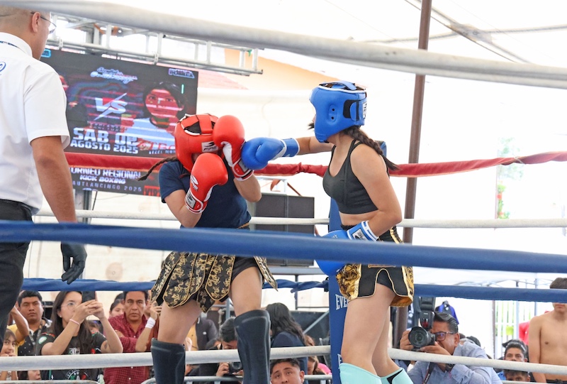Cuautlancingo fue sede de encuentro regional de Kick Boxing