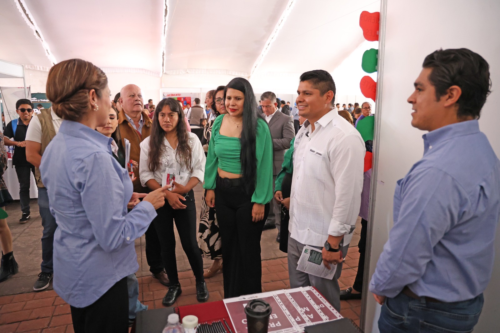 La Feria del Empleo en Cuautlancingo reunió a 40 empresas