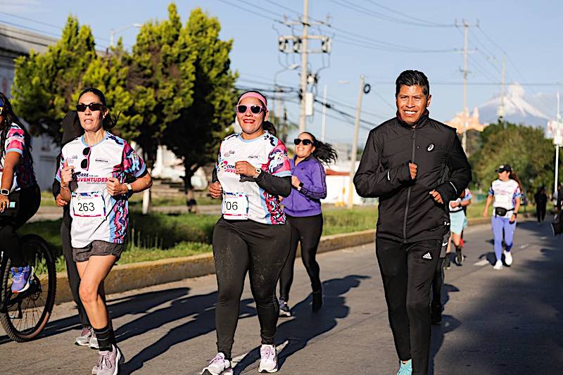 Lupita Cuautle encabezó el evento «Corre por las Juventudes»