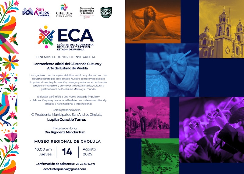 Lanzamiento del Clúster de Cultura y Arte de Puebla