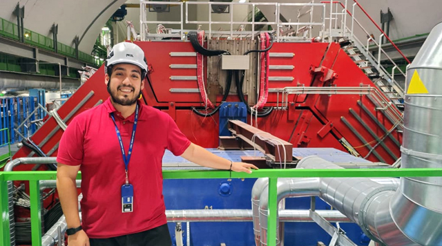 Yael Antonio  estudiante del doctorado en Física Aplicada Buap, designado “Run Manager del Experimento ALICE del CERN”