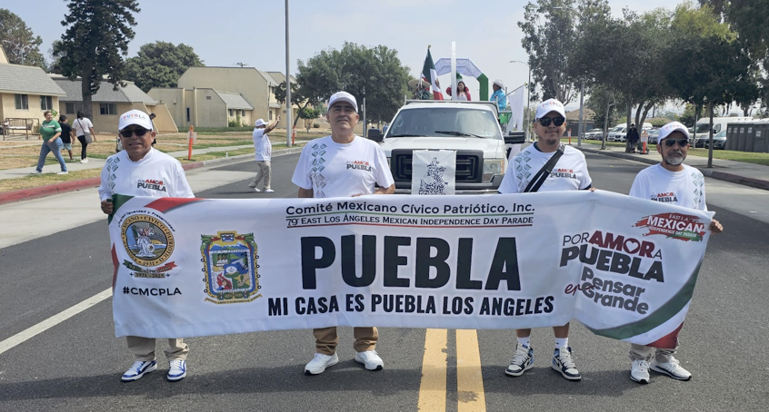 El sello de Puebla en los  festejos patrios de la comunidad migrante en EU
