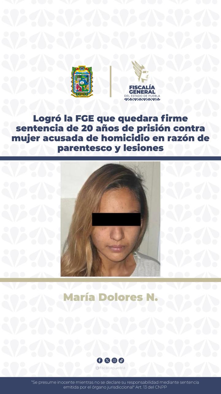 Fiscalía logra sentencia de mujer acusada de homicidio VS su pequeña hija