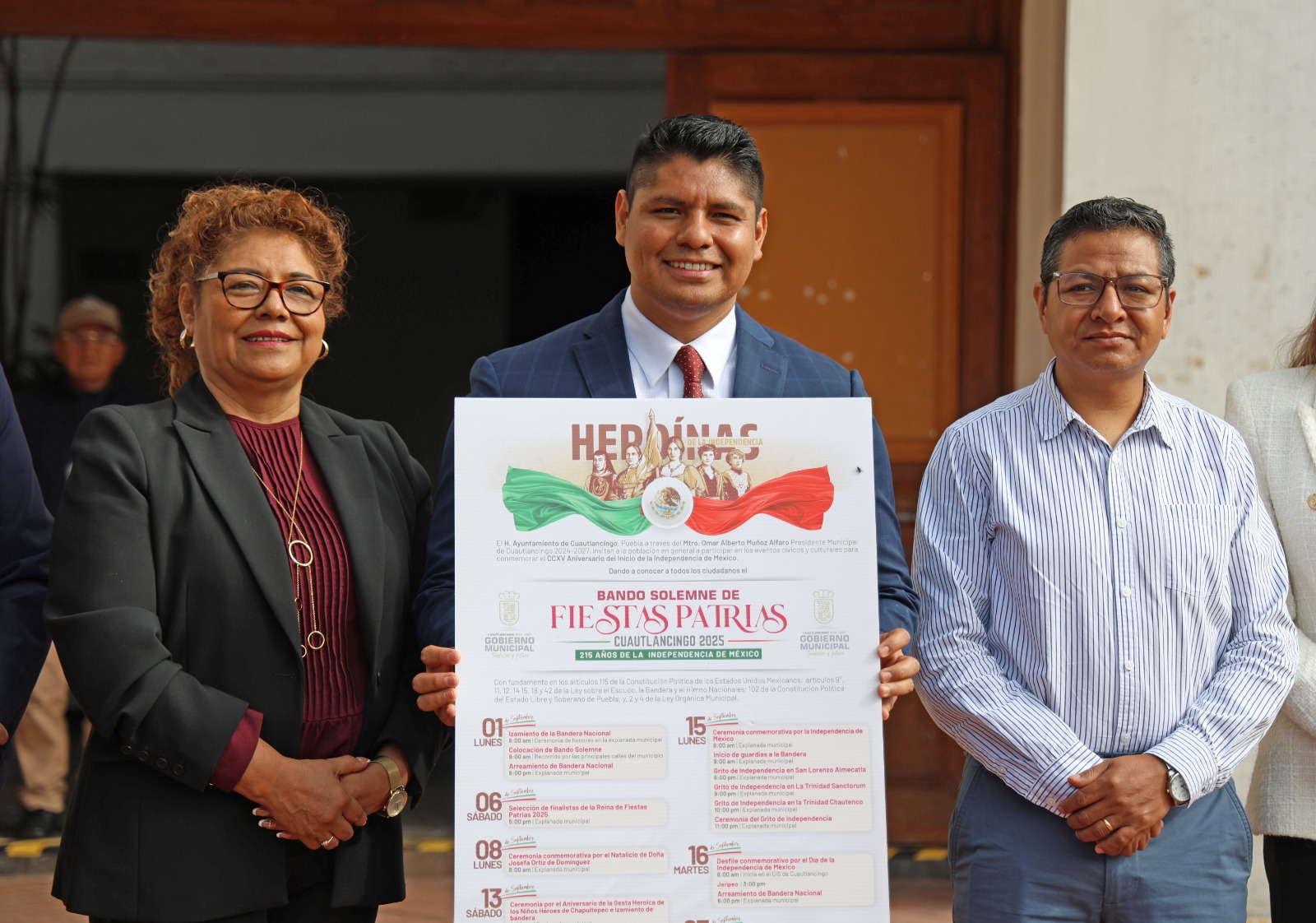 Omar Muñoz comienza festejos patrios en Cuautlancingo