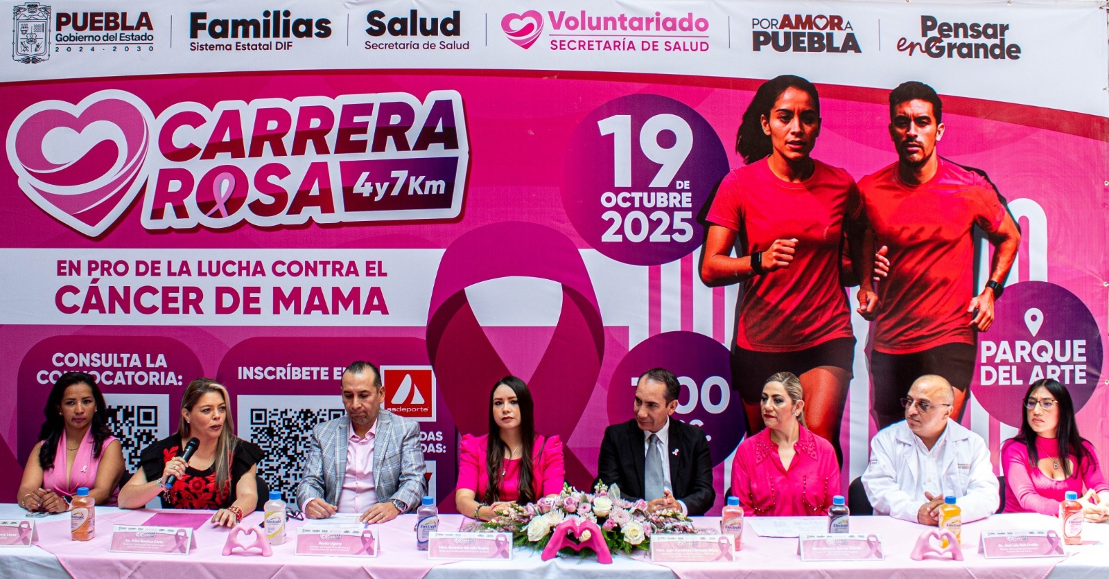Carrera Rosa 2025, en apoyo a lucha contra el cáncer de mama