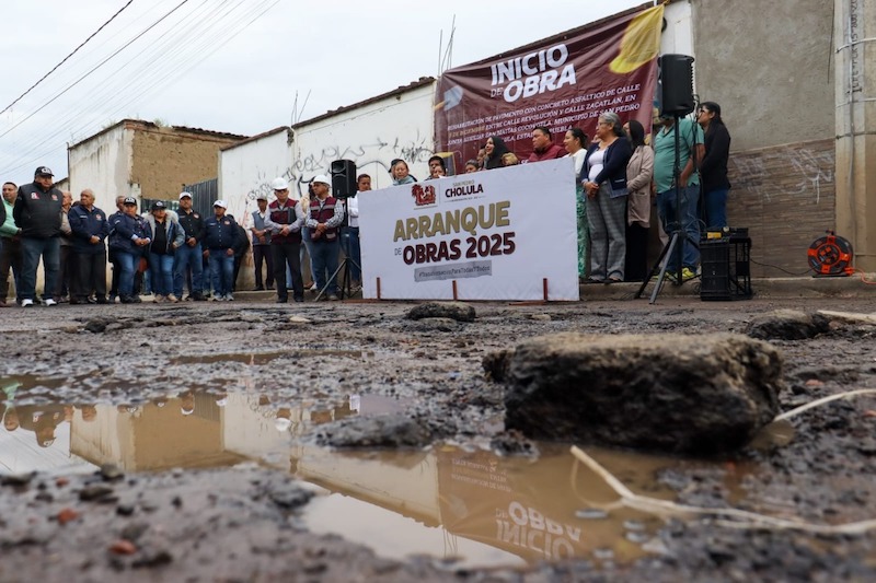 Tonantzin Fernández da banderazo de arranque a obras en Calvario y Cocoyotla