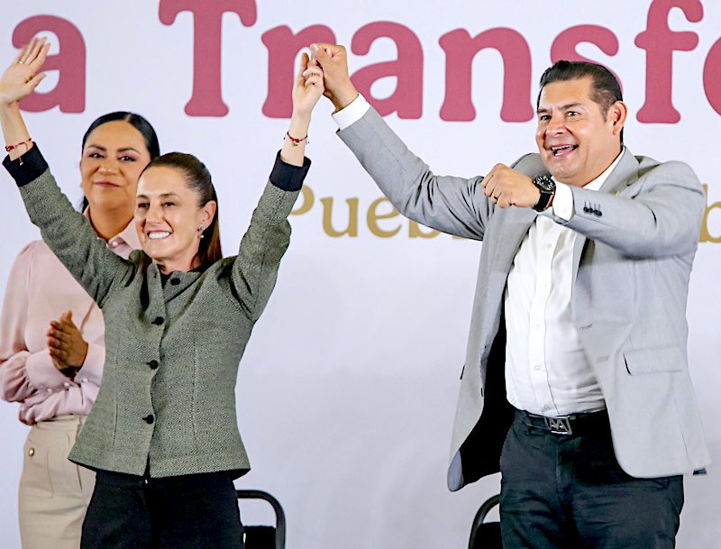 Sheinbaum : “Con la 4T aumentó el salario mínimo, hay programas para el Bienestar y obra pública».