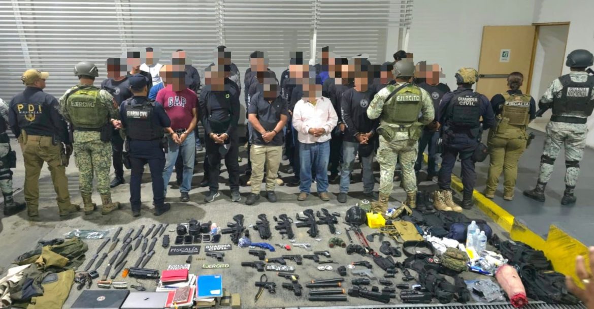 37 miembros  de “La Luz del Mundo” detenidos en un campo de adiestramientos